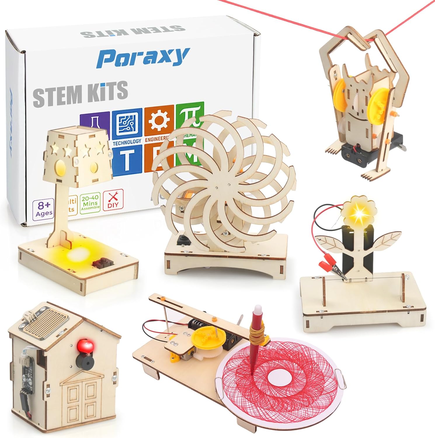 STEM Kits 6 in 1 STEM Projects for Kids Toys Building Kits