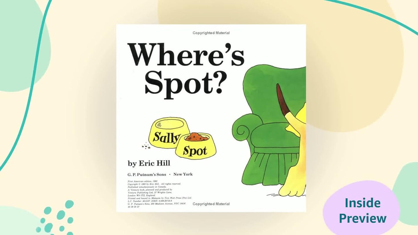 Where's Spot? Board book – Lift the flap