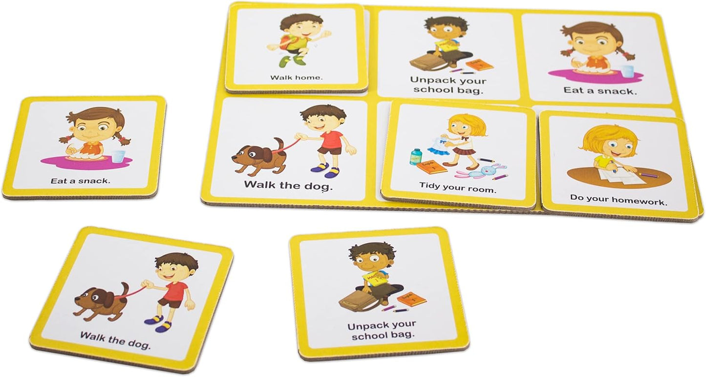 Junior Learning Routine Bingo