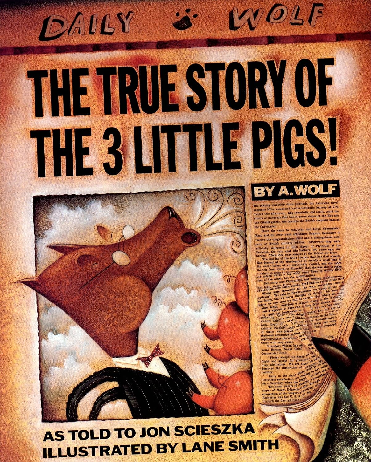 The True Story of the Three Little Pigs - Paperback