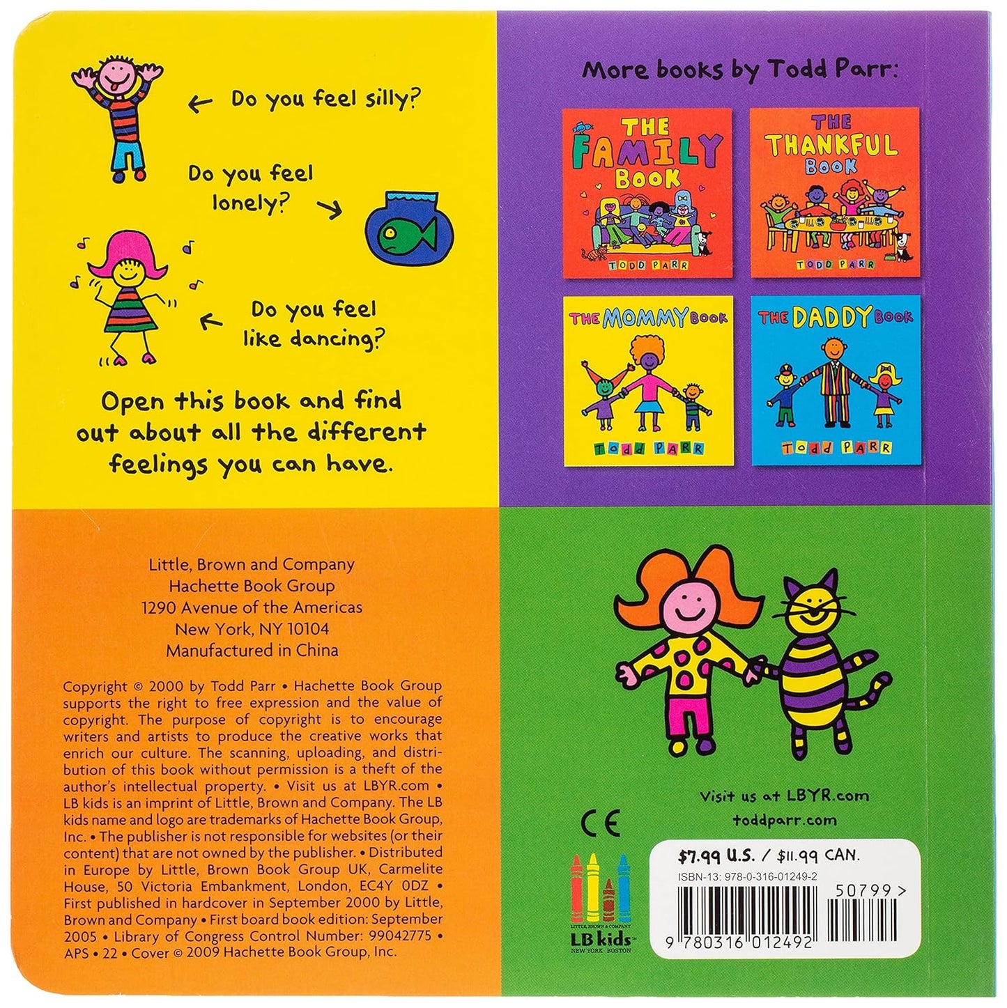 The Feelings Book - Todd Parr (Board Book)