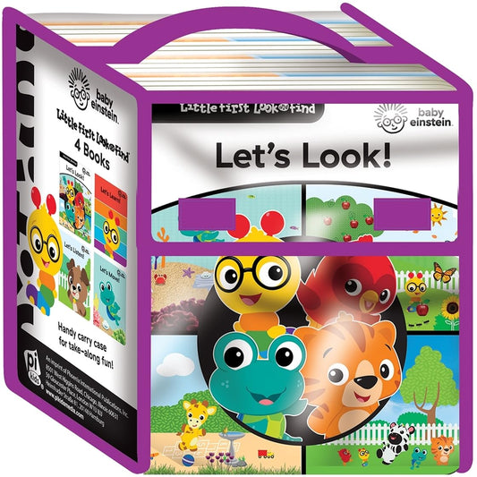 Baby Einstein - Little First Look and Find 4 Book Vinyl Bag Set