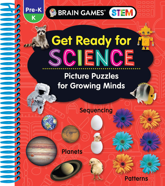 Brain Games STEM - Get Ready for Science: Picture Puzzles for Growing Minds (Workbook)