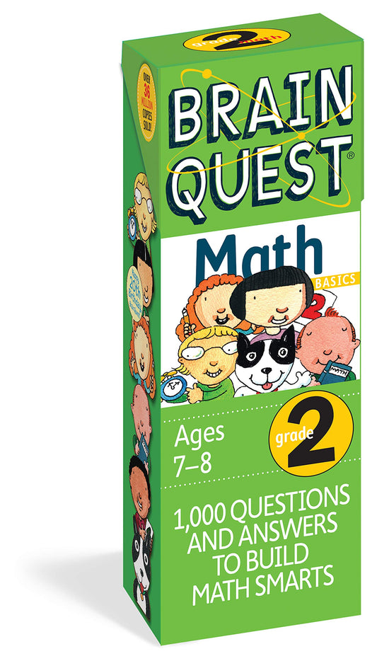 Brain Quest 2nd Grade Math Q&A Cards