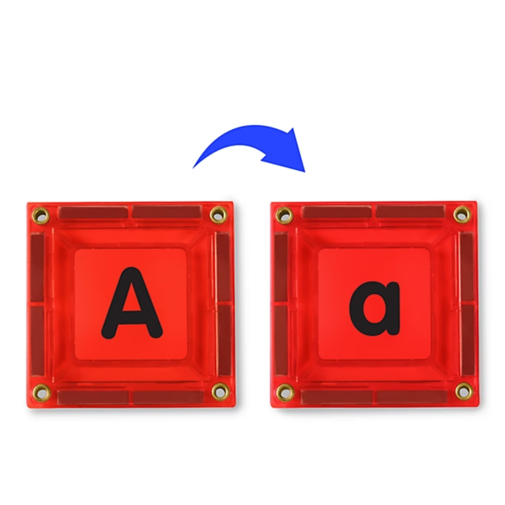 Double-Sided Magnetic Letter Tiles