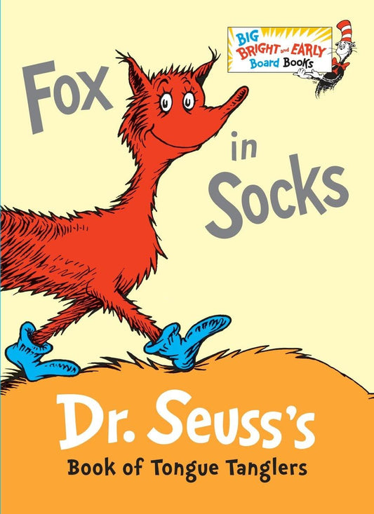 Dr. Seuss - Fox in Socks  Board Book