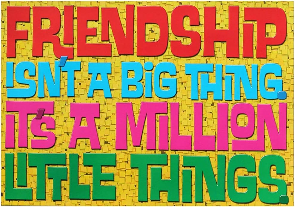 Friendship isn't a big thing… ARGUS® Poster