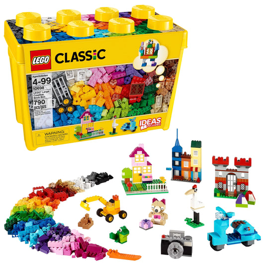 Kit Caixa Grande De 790 Peças Criativas Classic 10698 Lego - LEGO Classic Large Creative Brick Box 10698 Building Toy Set (790 pcs)