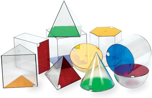 Learning Resources Giant GeoSolids, Large Plastic Shapes