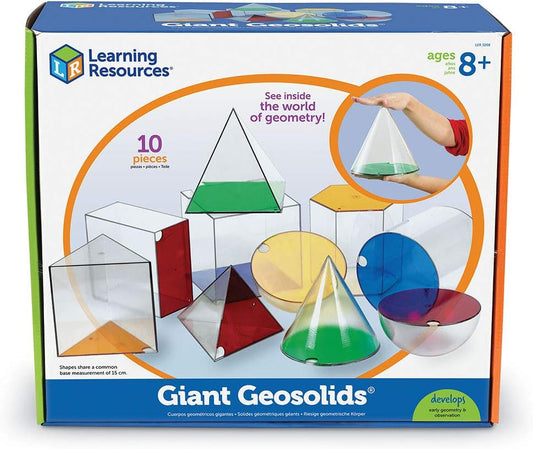 Learning Resources Giant GeoSolids, Large Plastic Shapes