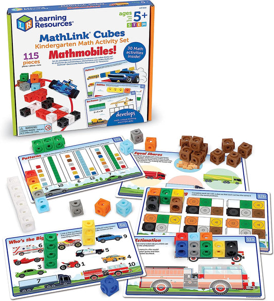 Learning Resources MathLink Cubes Kindergarten Math Activity Set: Mathmobiles!