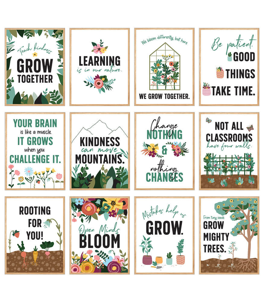 Mini Posters: Grow Together Poster Set