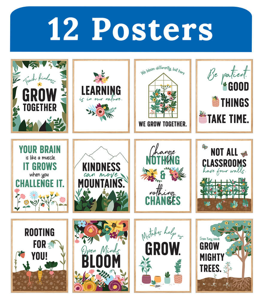 Mini Posters: Grow Together Poster Set