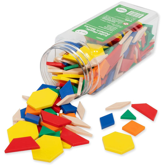 Plastic Pattern Blocks - Set of 250