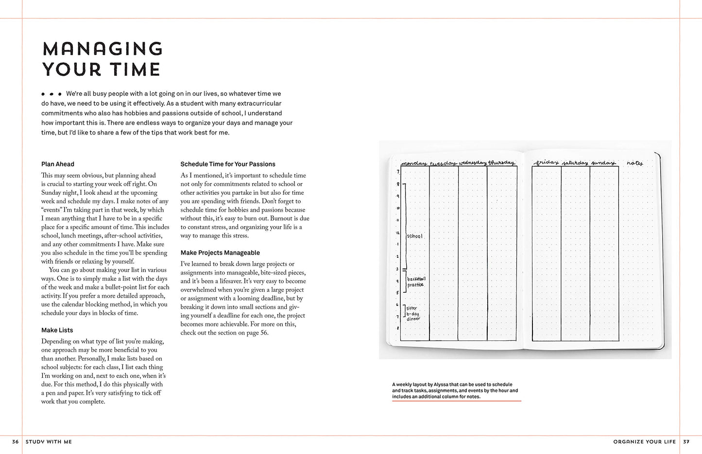 Study with Me: Effective Bullet Journaling Techniques, Habits, and Hacks To Be Successful, Productive, and Organized