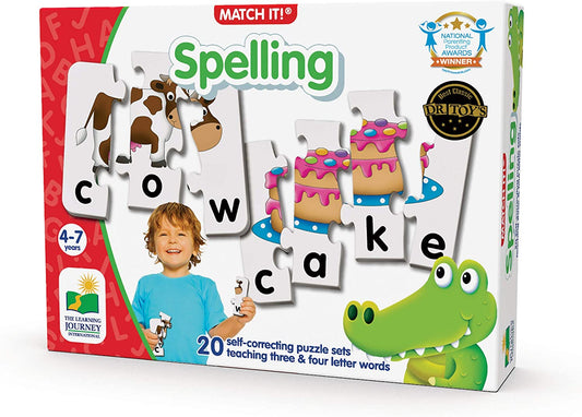 The Learning Journey: Match It! - Spelling -