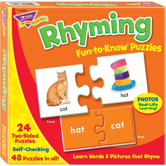 Trend Rhyming Puzzle Set