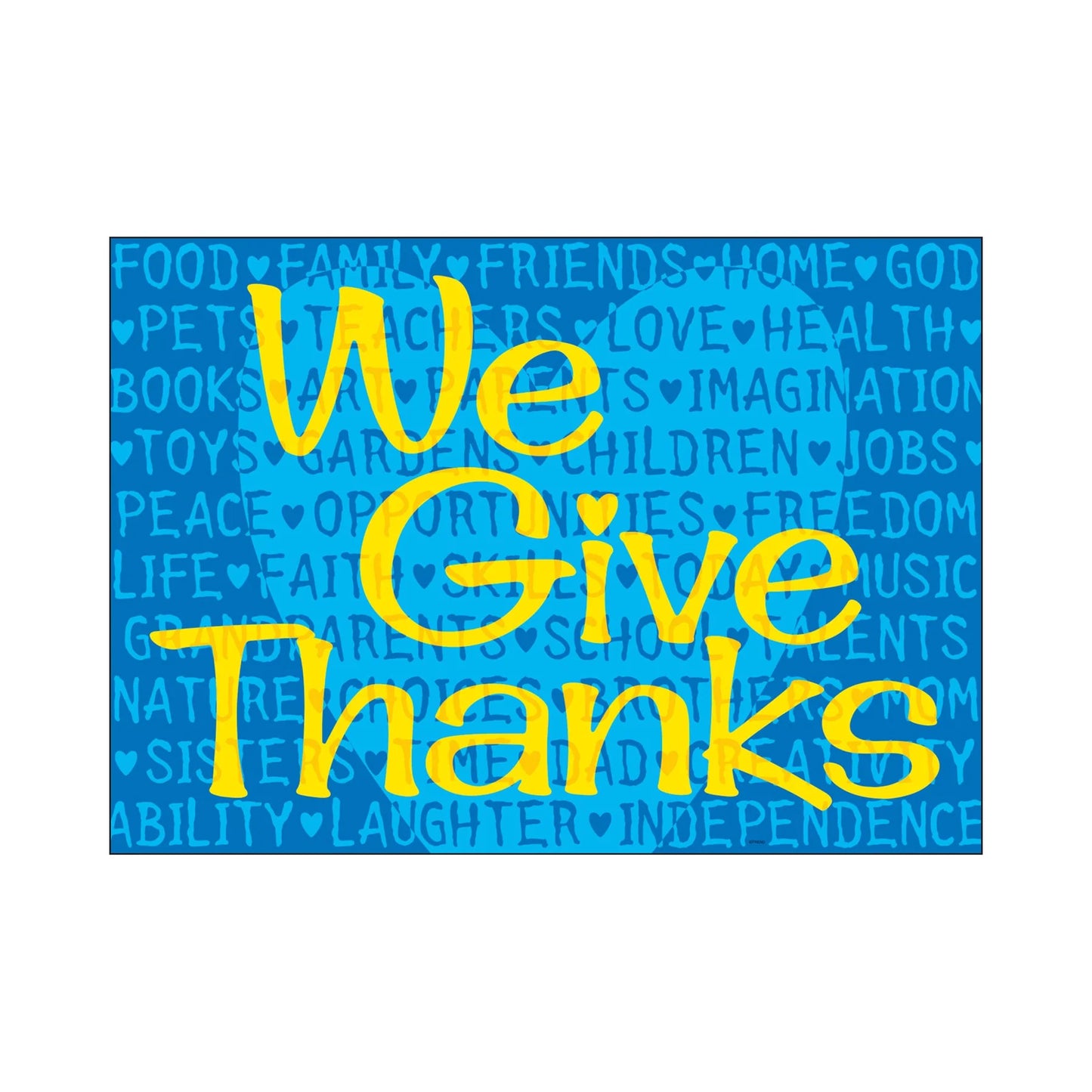 We Give Thanks ARGUS® Poster