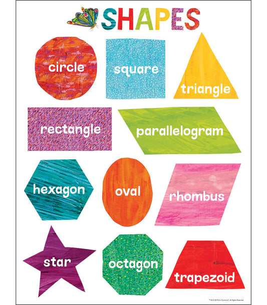 World of Eric Carle™ Shapes Chart Grade PK-2