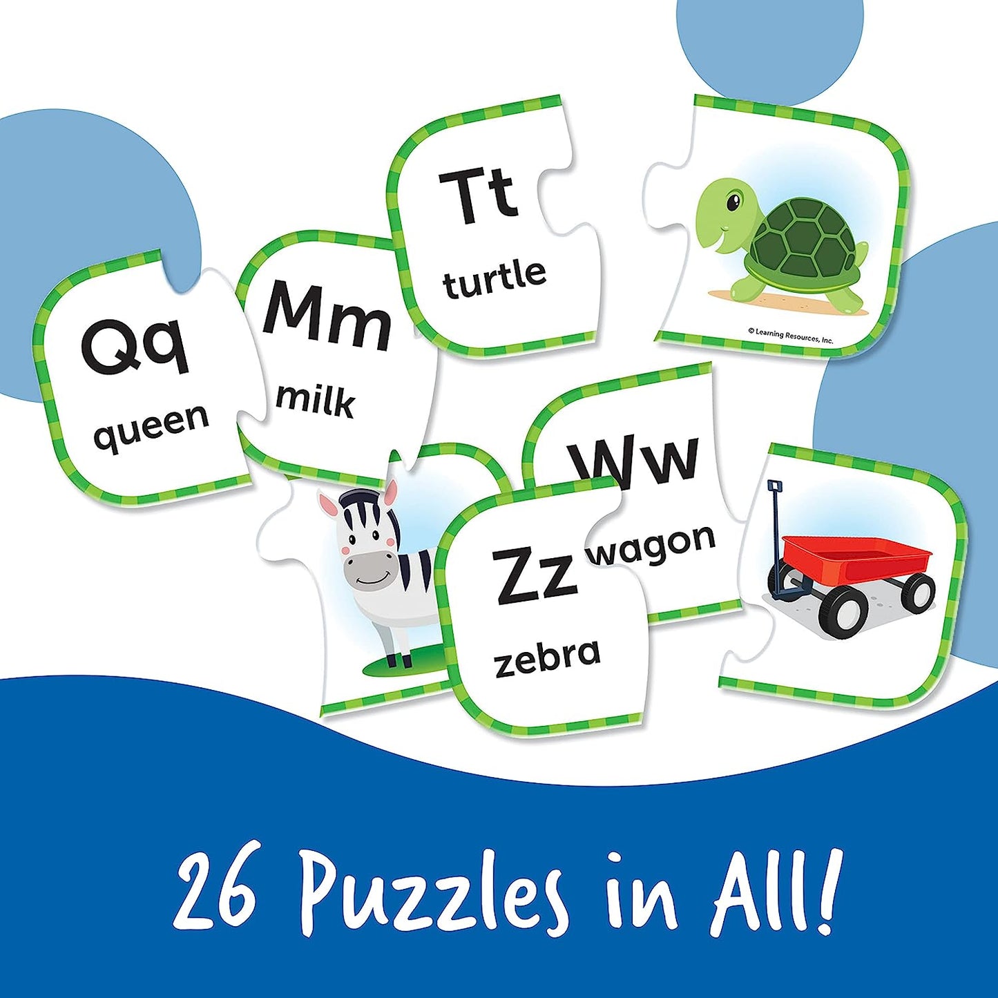 ABC Puzzle Cards | Quebra - Cabeça ABC - Learning Resources - Da Vinci School Supplies