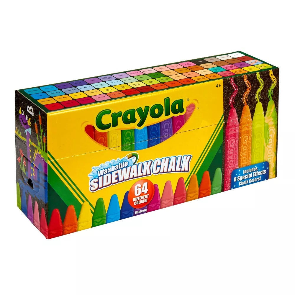 Crayola Washable Sidewalk Chalk - 24 pieces