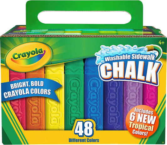 Washable Sidewalk Chalk - Giz Lavável para Desenho no Chão