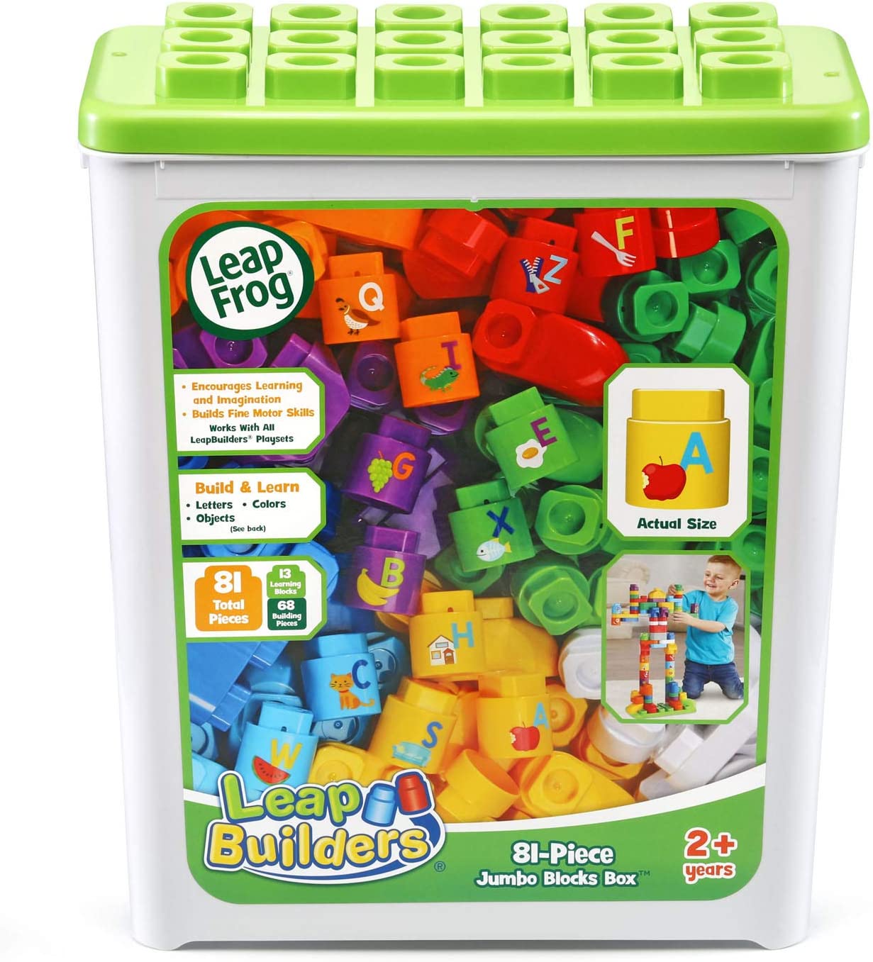 Blocos de Montar LeapFrog Leapbuilders - 81 Peças